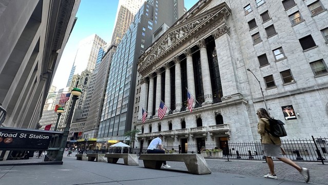 The New York Stock Exchange is shown on June 11, 2024. (AP Photo/Peter Morgan, File)