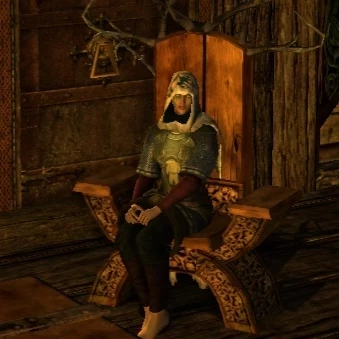 Bearn assise pendant une conférence au Rohan