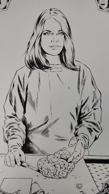 Illustration médecin légiste