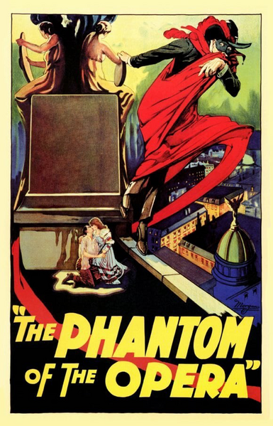 Affiche du « fantôme de l’opéra »