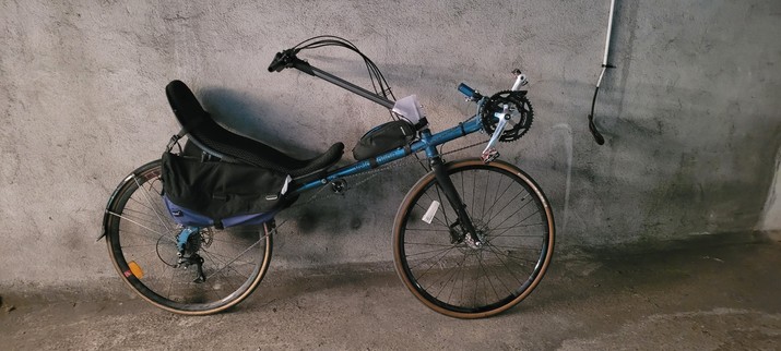 Velomotion Scopa avec banc d'essai potence imprimé